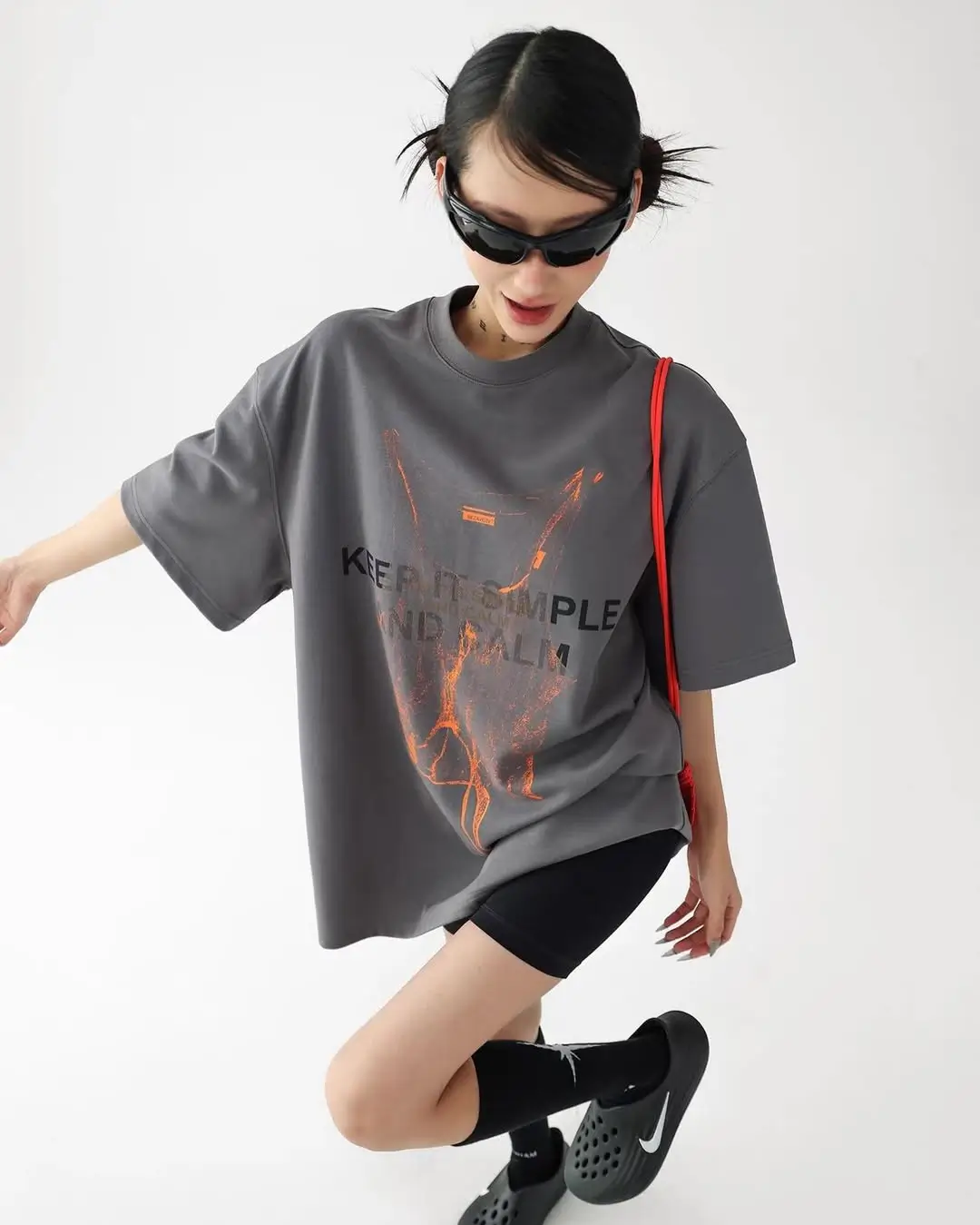 casual summer t-shirt outfit for women 2026 Sporty Minimalism That Feels Almost Editorial