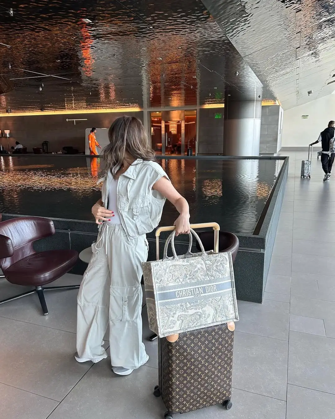 comfy airport outfits summer 2026 Light Utility Jumpsuit for Elevated Travel Days