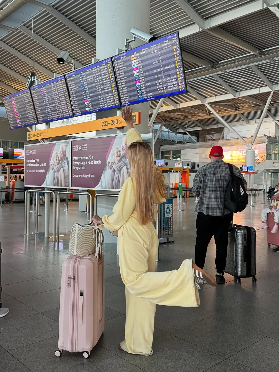 comfy airport outfits summer 2026 Sunny Yellow Relaxed Set for Bright Travel Days