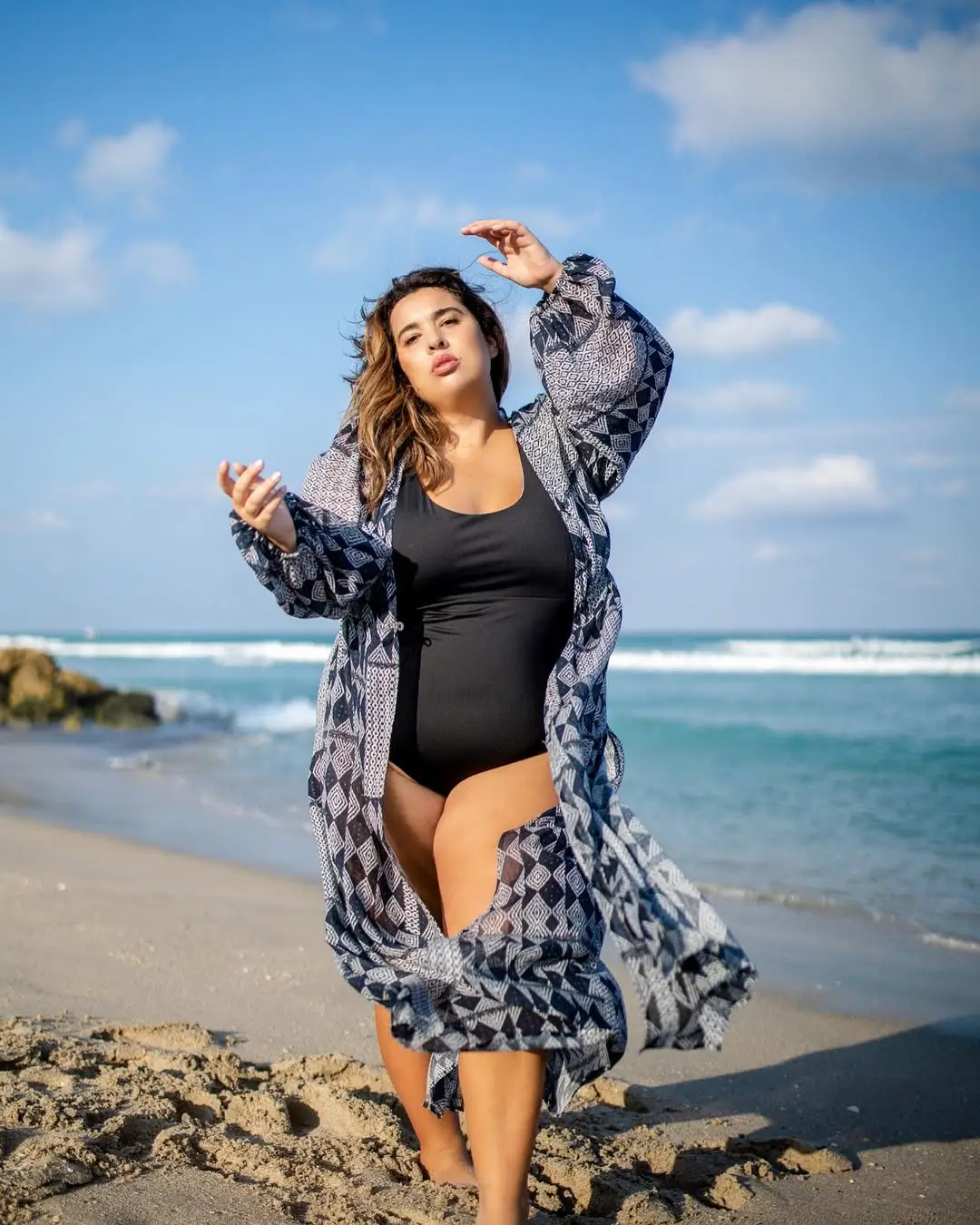 Plus Size Summer Outfits For Women 2026 Lightweight Kimono and Swimsuit for Beach Days