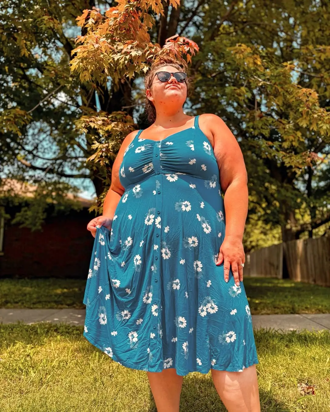 Plus Size Summer Outfits For Women 2026 Playful Floral Midi and Everyday Confidence