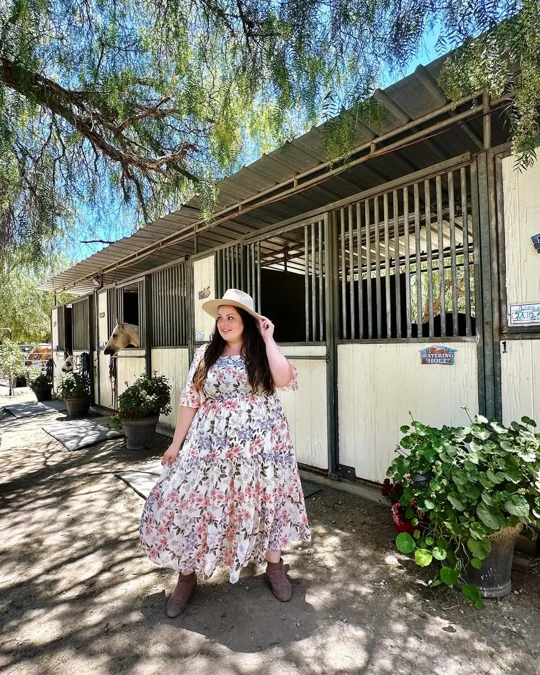 Plus Size Summer Outfits For Women 2026 Soft Country Maxi with Vintage Western Touch