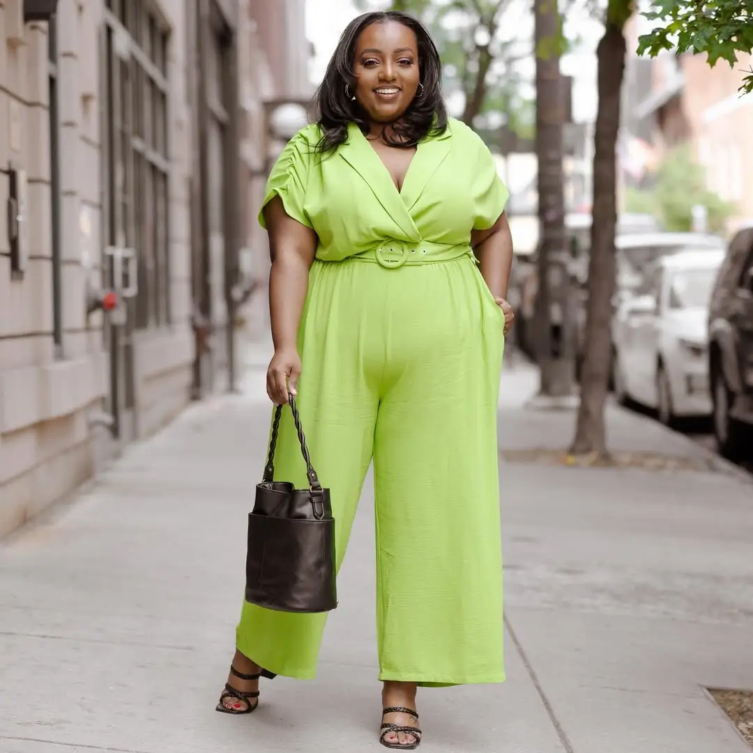 Plus Size Summer Outfits For Women 2026 Statement Jumpsuit and Confident City Dressing
