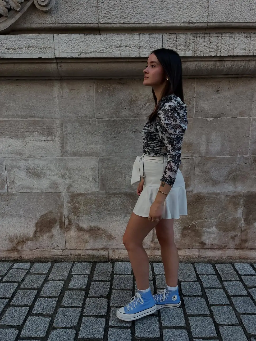 short outfits for women summer 2026 Playful Street Skirts and Fitted Contrast