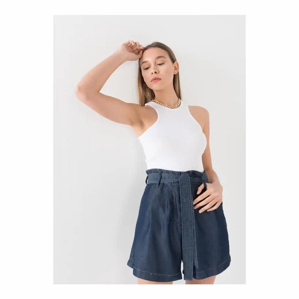short outfits for women summer 2026 Minimal Tops and Structured Shorts Balance