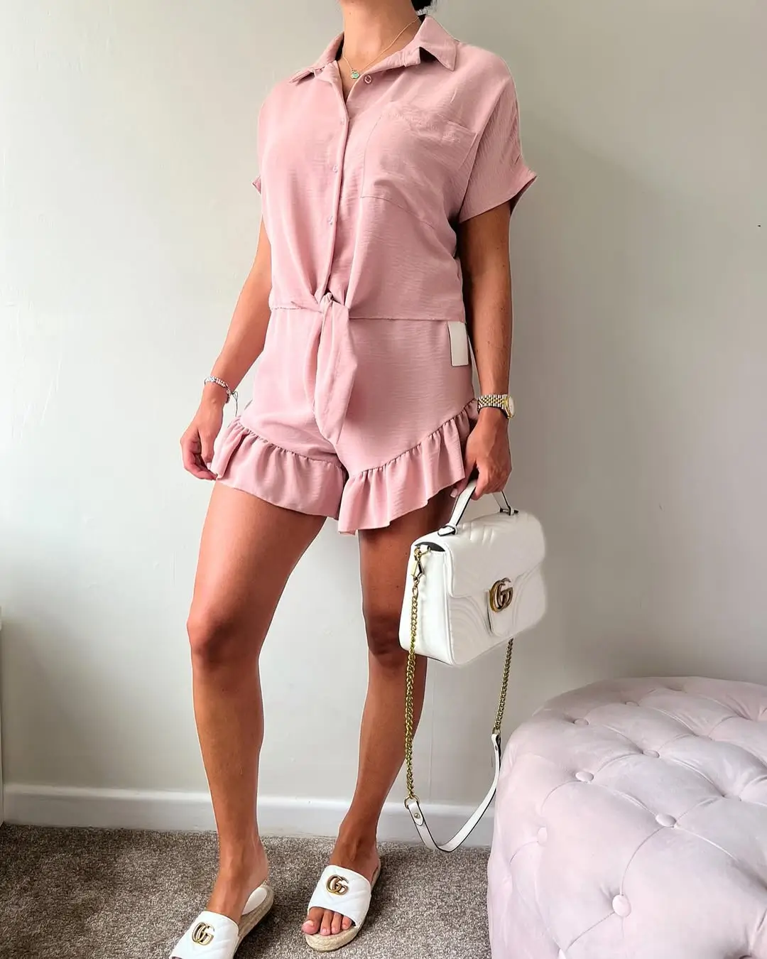 short outfits for women summer 2026 Relaxed Feminine Sets for Warm Evenings