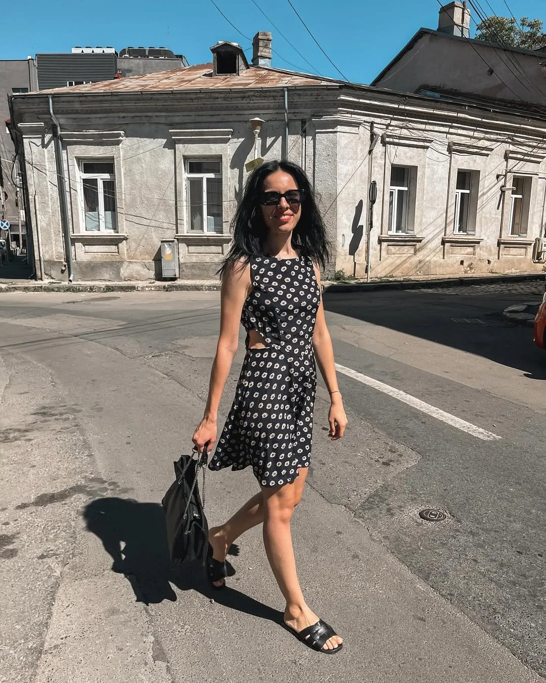 stylish mom outfits summer 2026 Minimal Black Dress with a Modern Edge