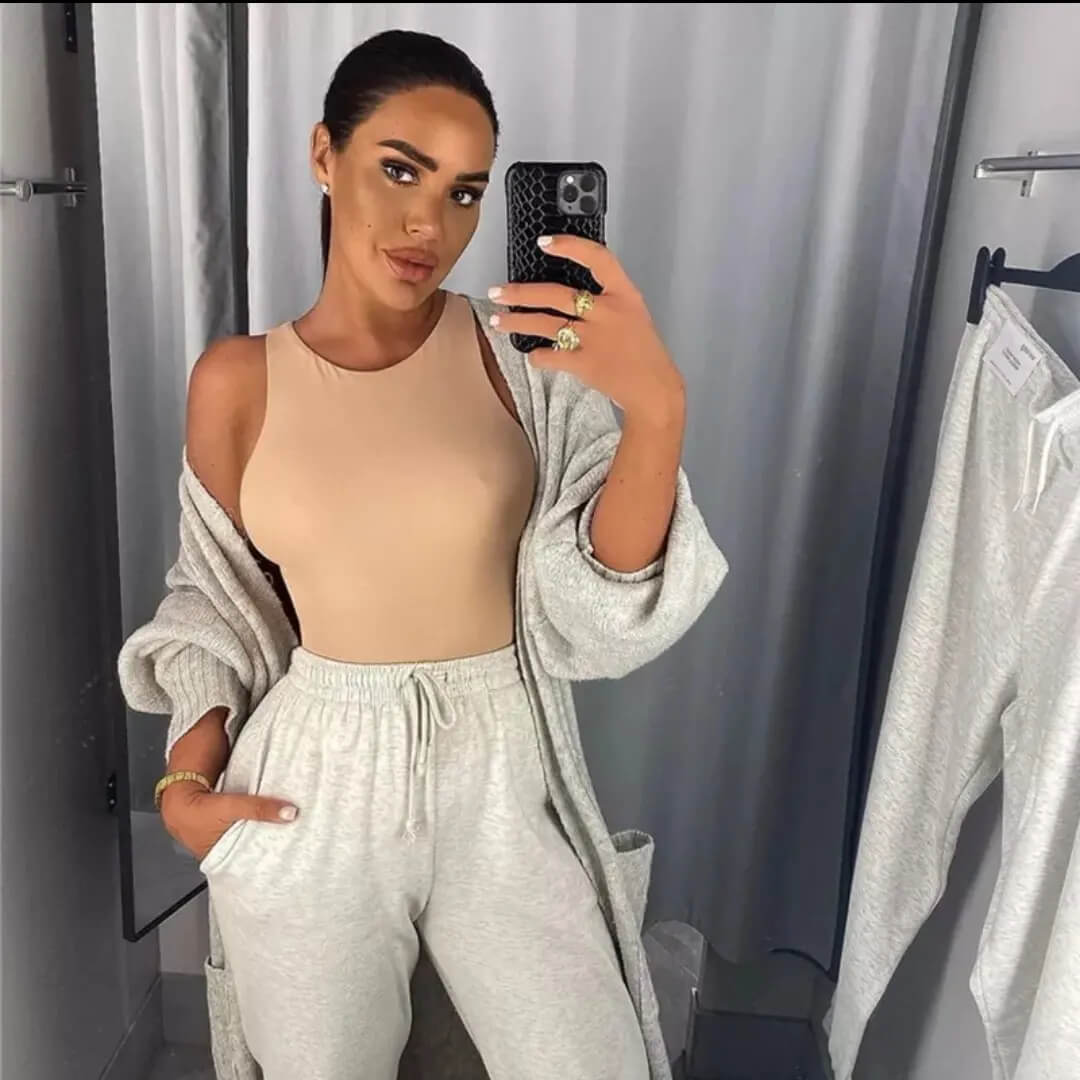 summer bodysuit outfits for women 2026 Neutral Lounge Layers That Still Feel Put Together