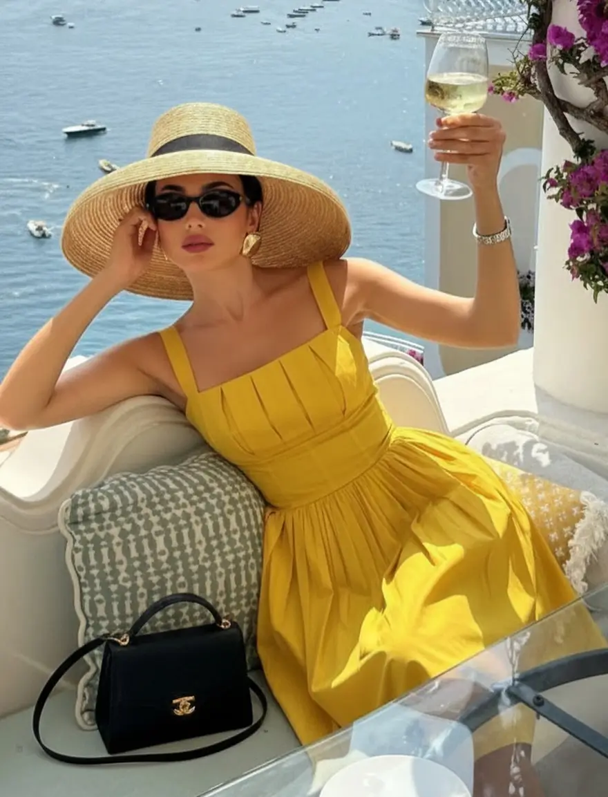 summer outfits women 2026 Golden Hour Elegance for Coastal Evenings