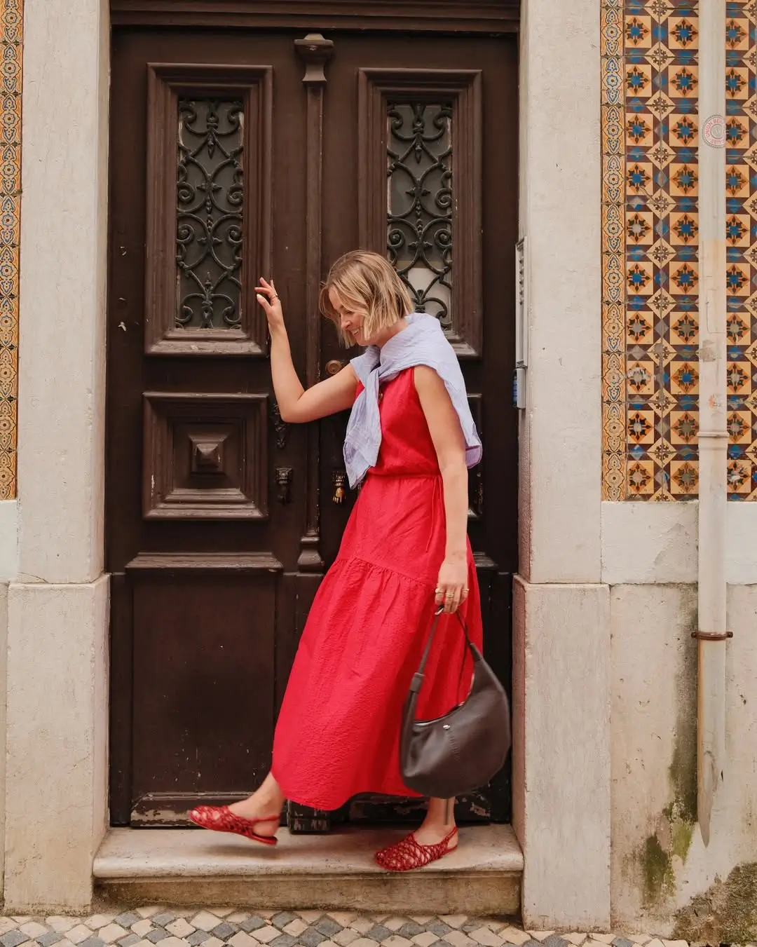 summer outfits women 2026 Romantic Red Dress with a Relaxed European Twist