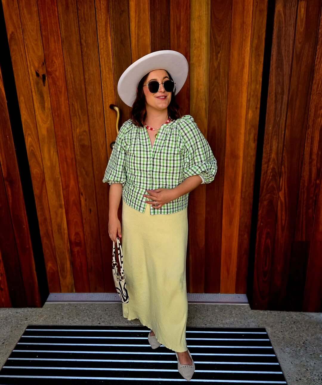 summer clothes for women 2026 Soft Checked Layers and Modern Modest Styling