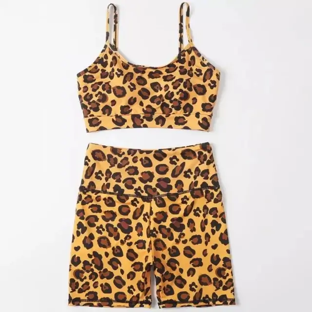 summer crop top outfits for women Playful Leopard Set That Feels Bold but Wearable