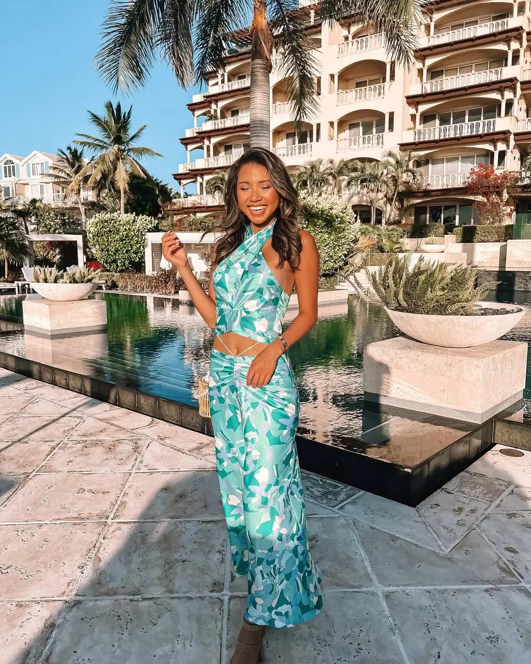 summer vacation resort outfits 2026 Printed Co-ords for Elevated Resort Evenings