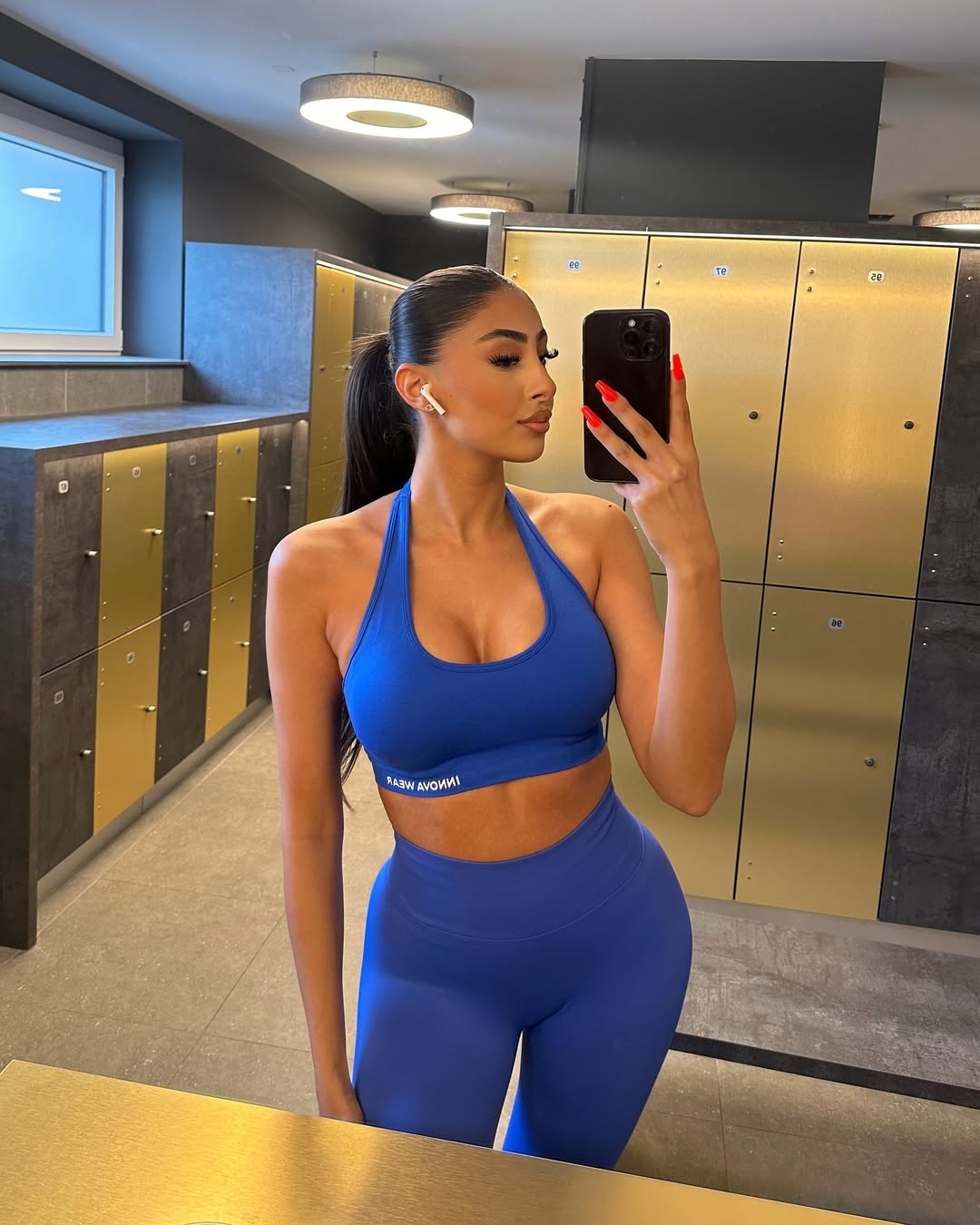 summer gym for women 2026 Deep Blue Minimalism for Gym Confidence