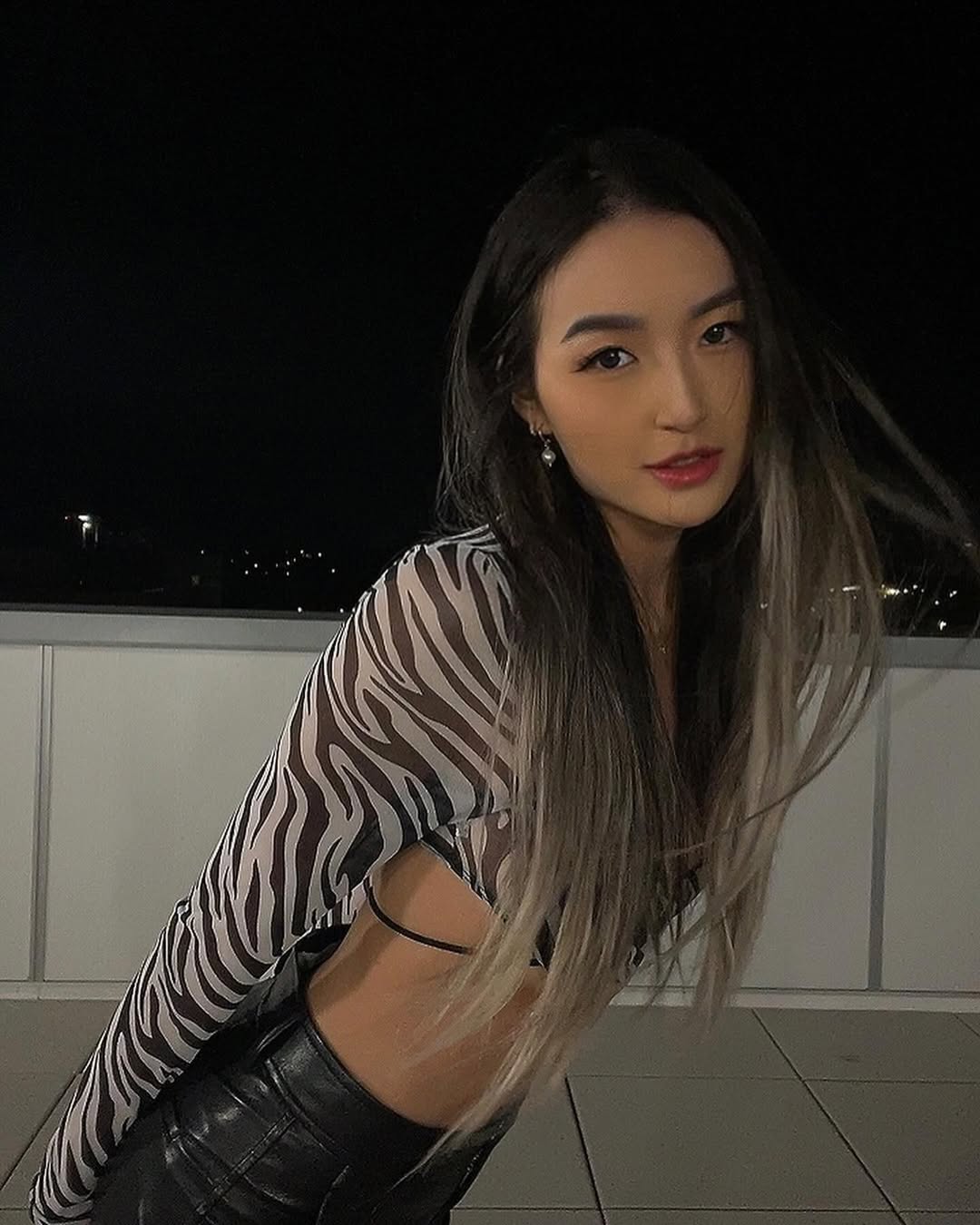 summer night going out outfits 2026 Sheer Layers and Leather for Edgy Night Vibes