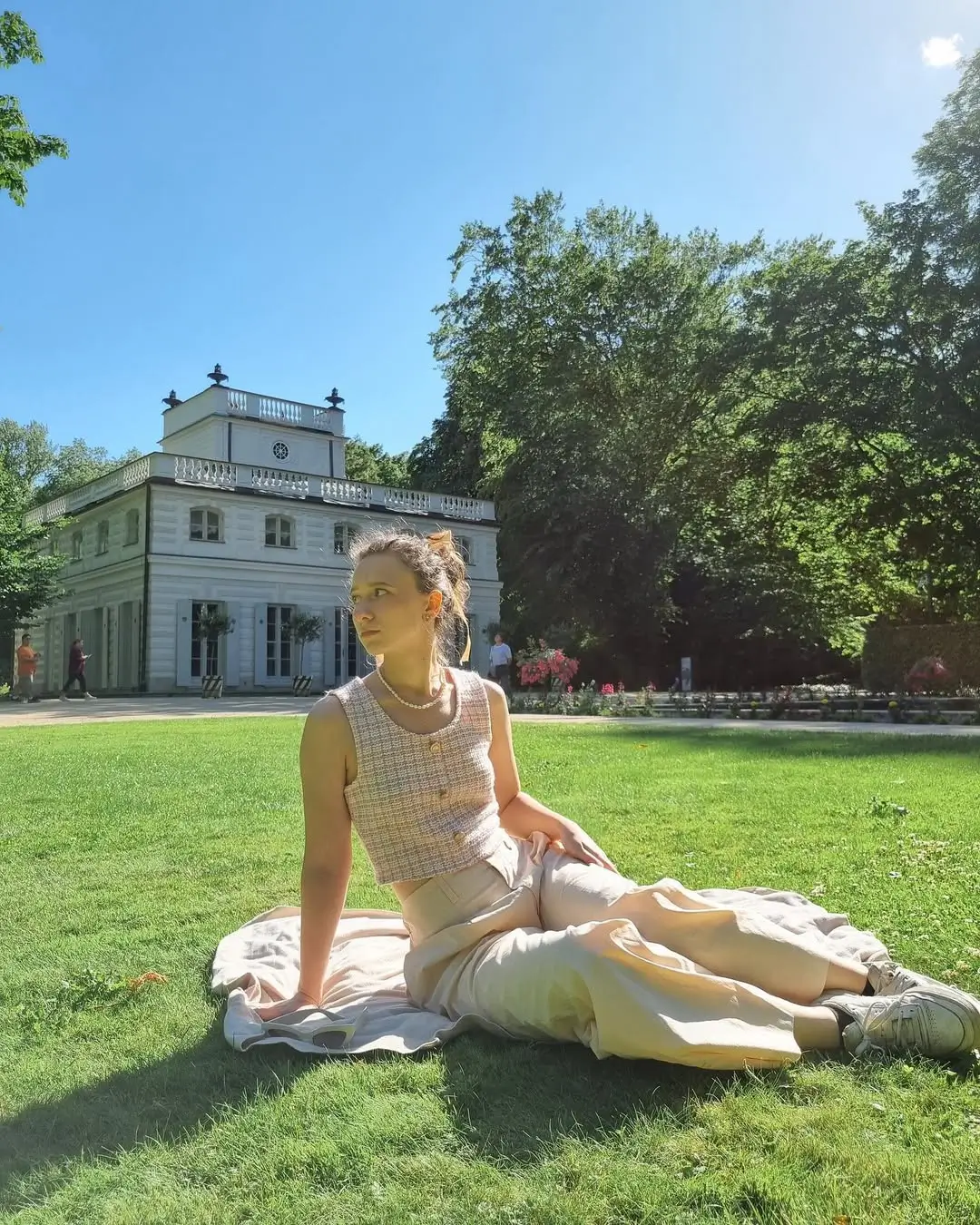 summer old money outfit for women Soft Tailoring for Quiet Summer Afternoons