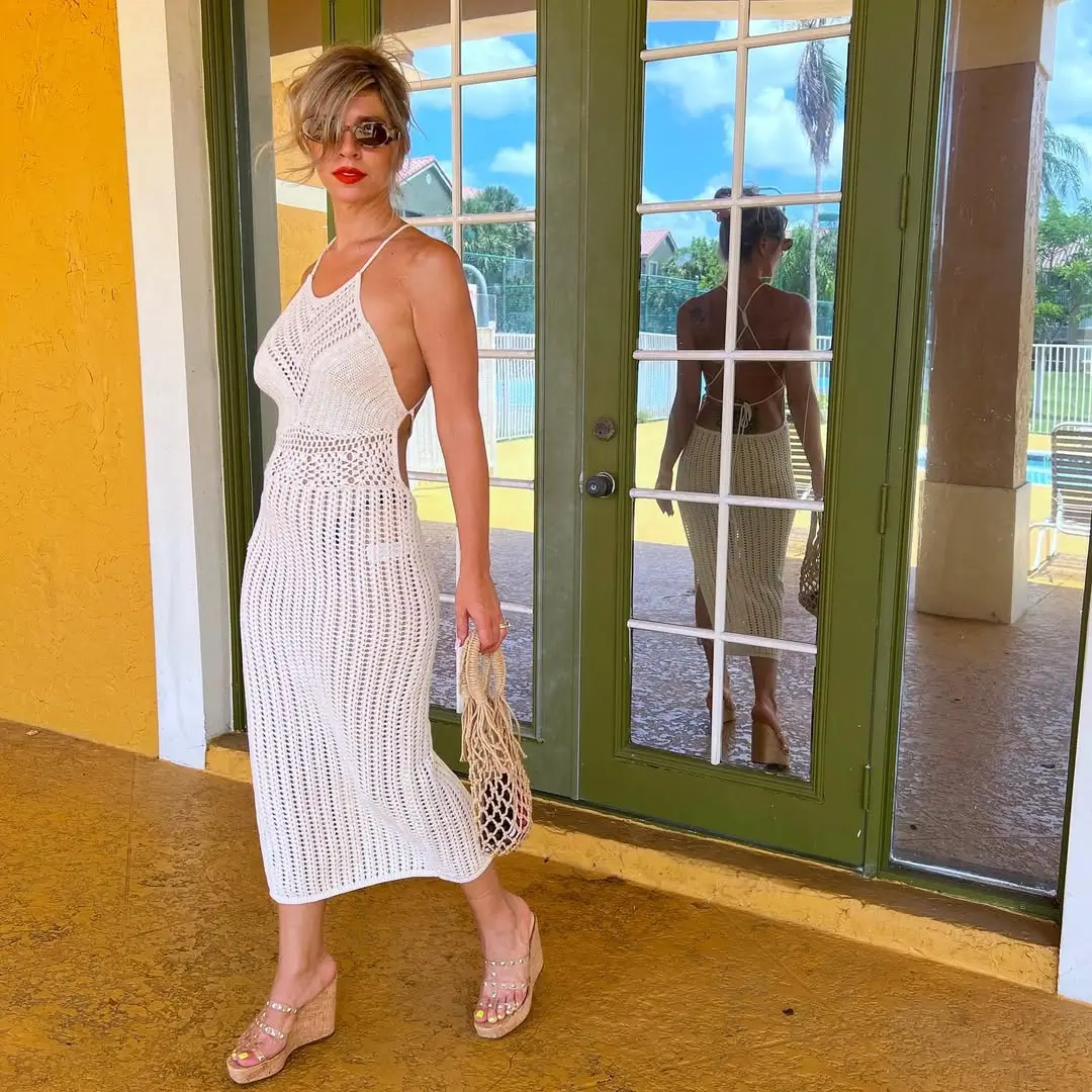 summer pool party outfits for women Crochet Dresses That Blend Beach and City Energy