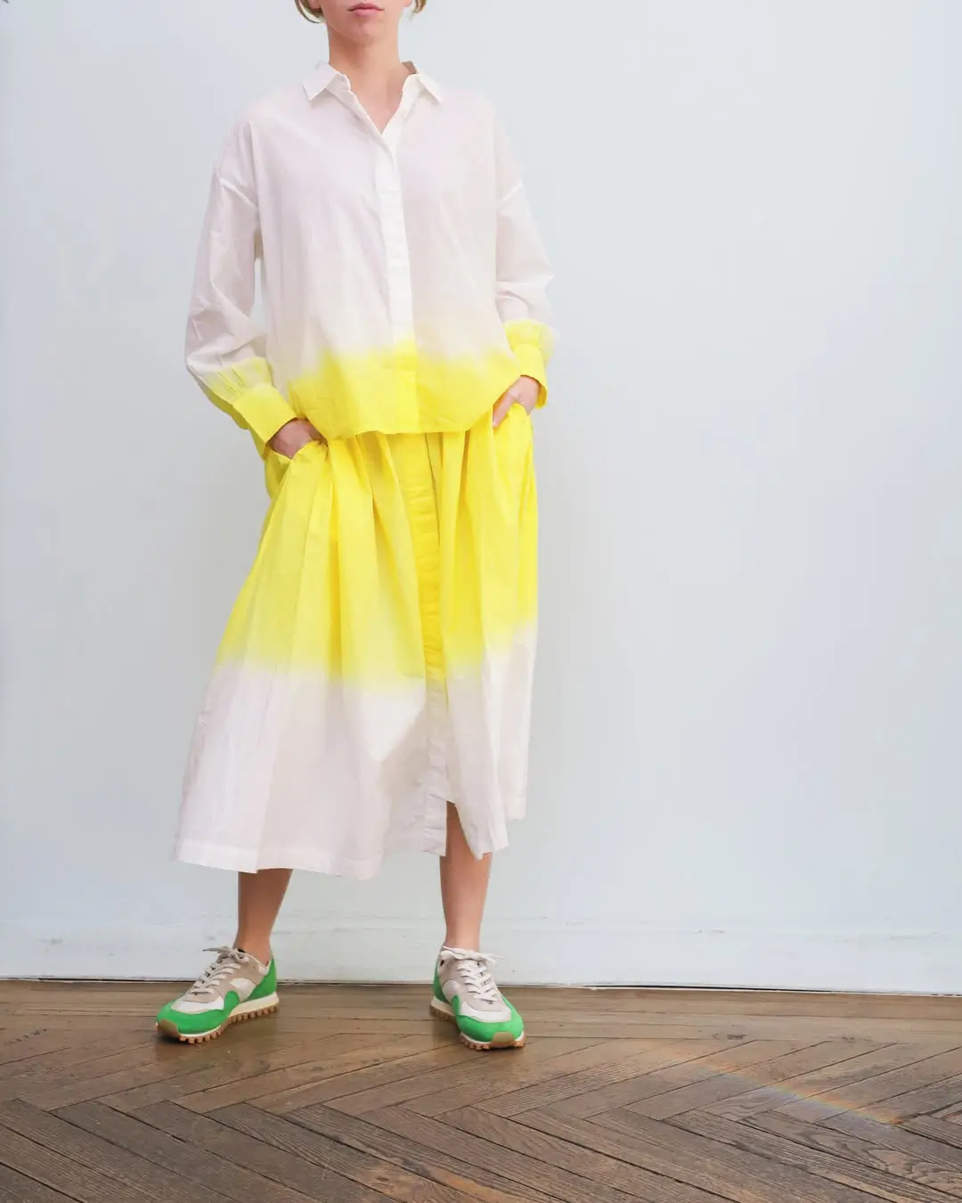 summer skirt outfits 2026 Soft Gradient Layers with a Relaxed Modern Mood