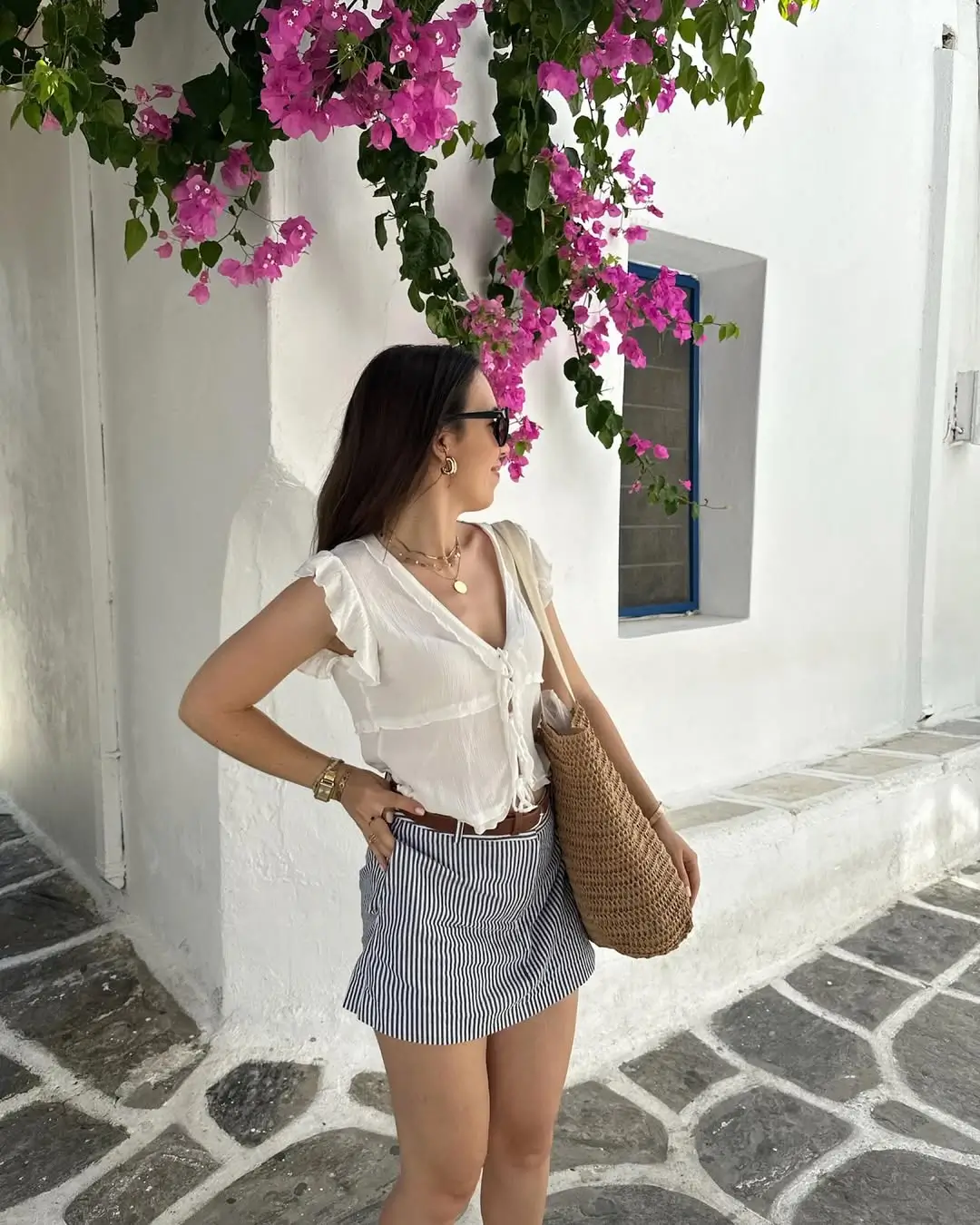 summer skirt outfits 2026 Lightweight Stripes and Easy Summer Confidence