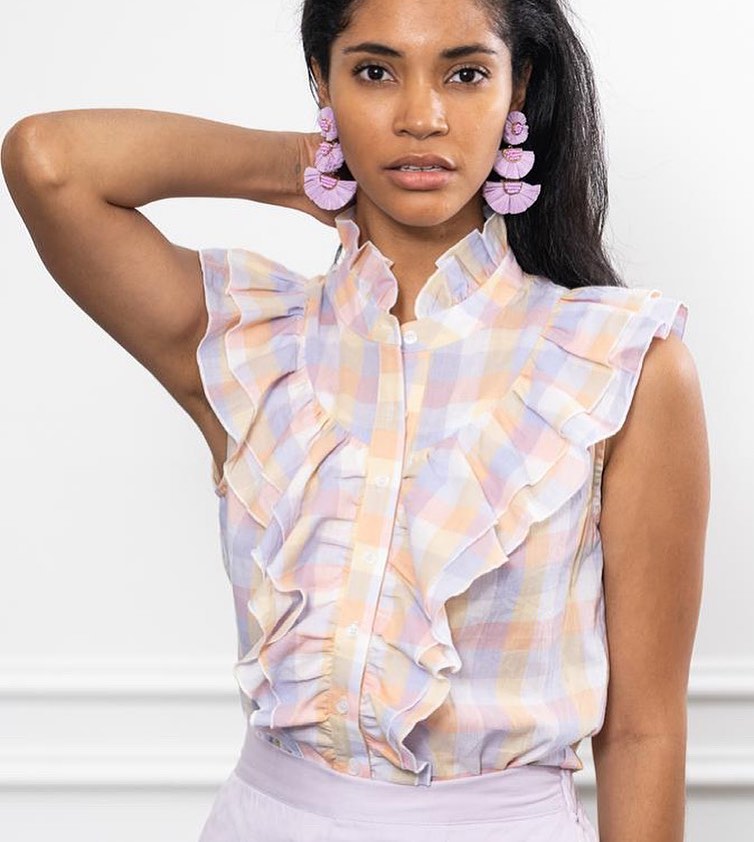 summer sleeveless tops for women Playful Ruffles and Pastel Energy