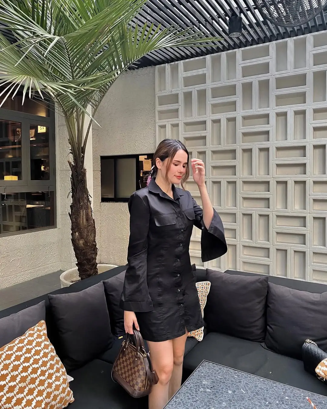 summer work outfits for the office 2026 Black Shirt Dress
