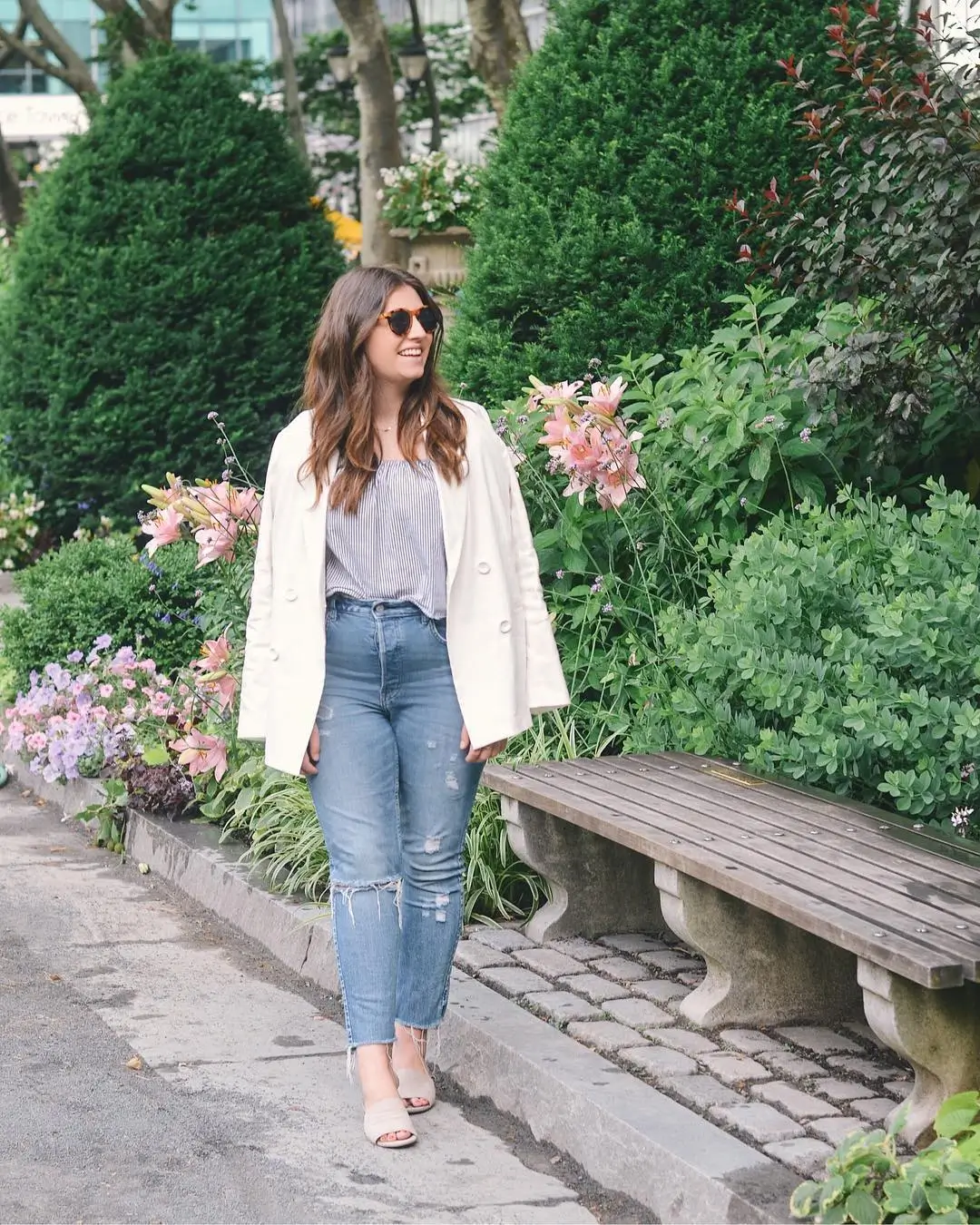 summer work outfits for the office 2026 Casual Denim Look