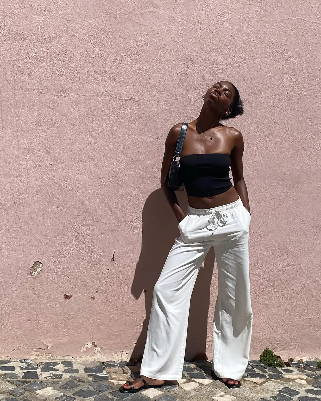 trendy summer outfits for black woman 2026 Minimal Contrast That Feels Expensive