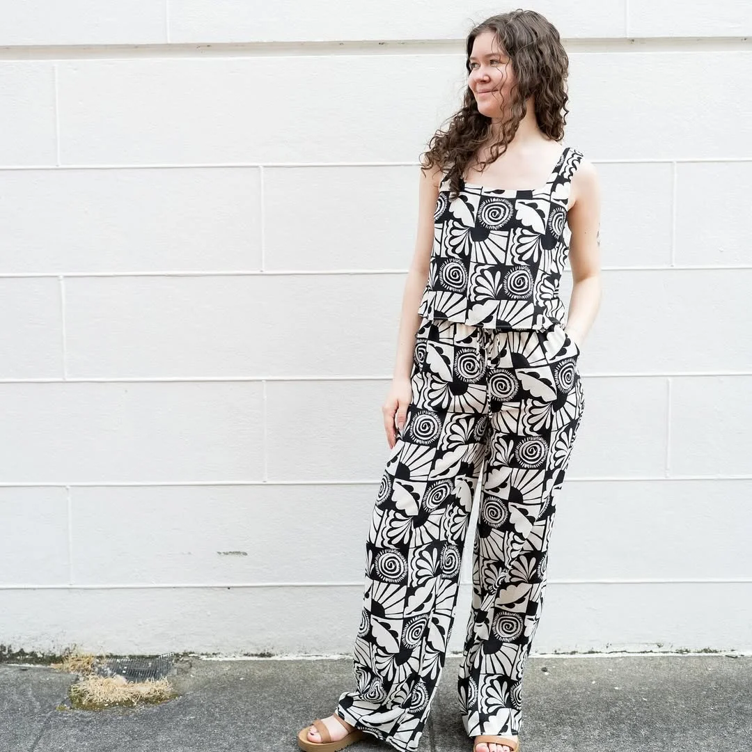 summer set outfits for women 2026 Graphic Ease - The Relaxed Printed Set You’ll Live In