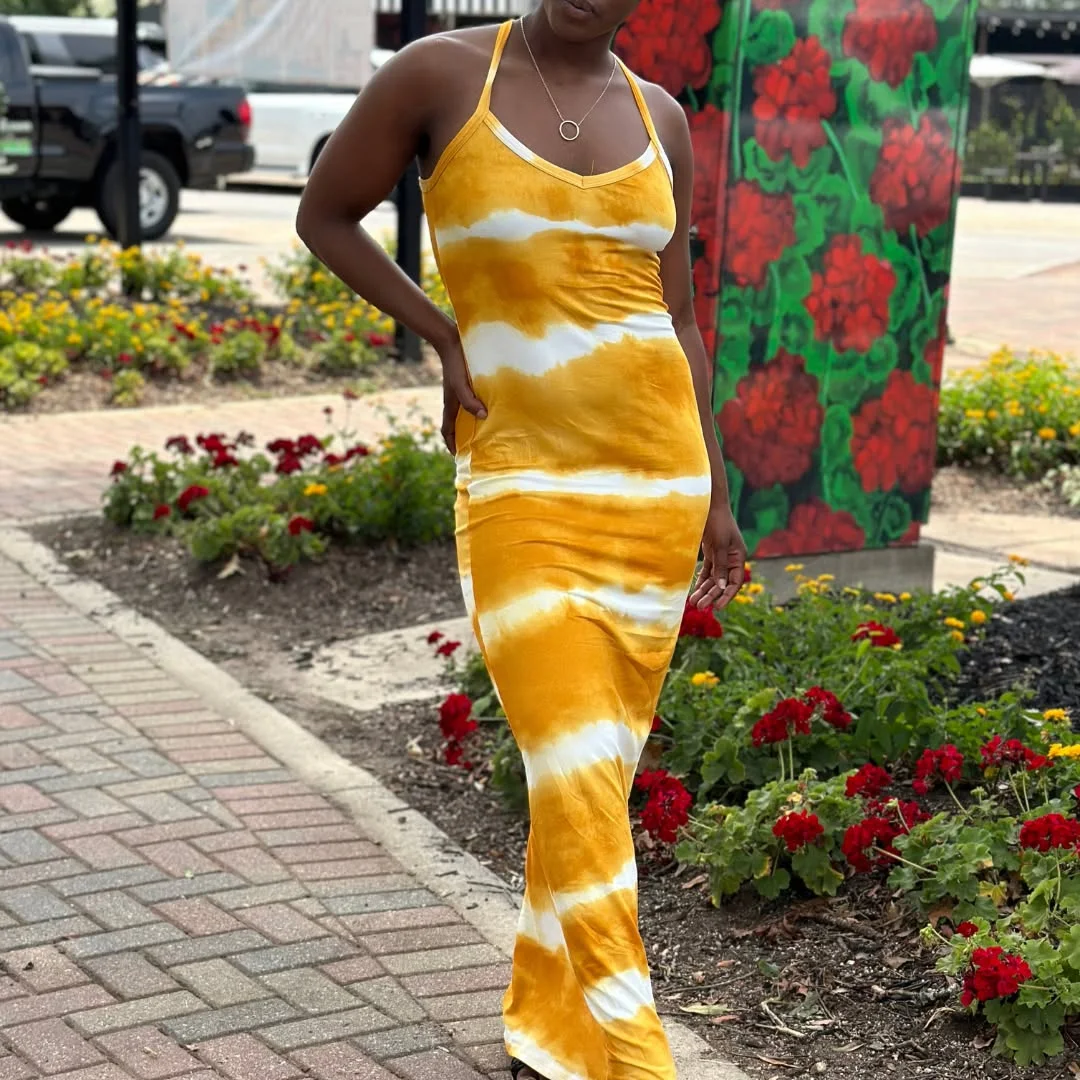 summer sundresses for women 2026 Golden Hour Ease - The Statement Slip That Does Everything