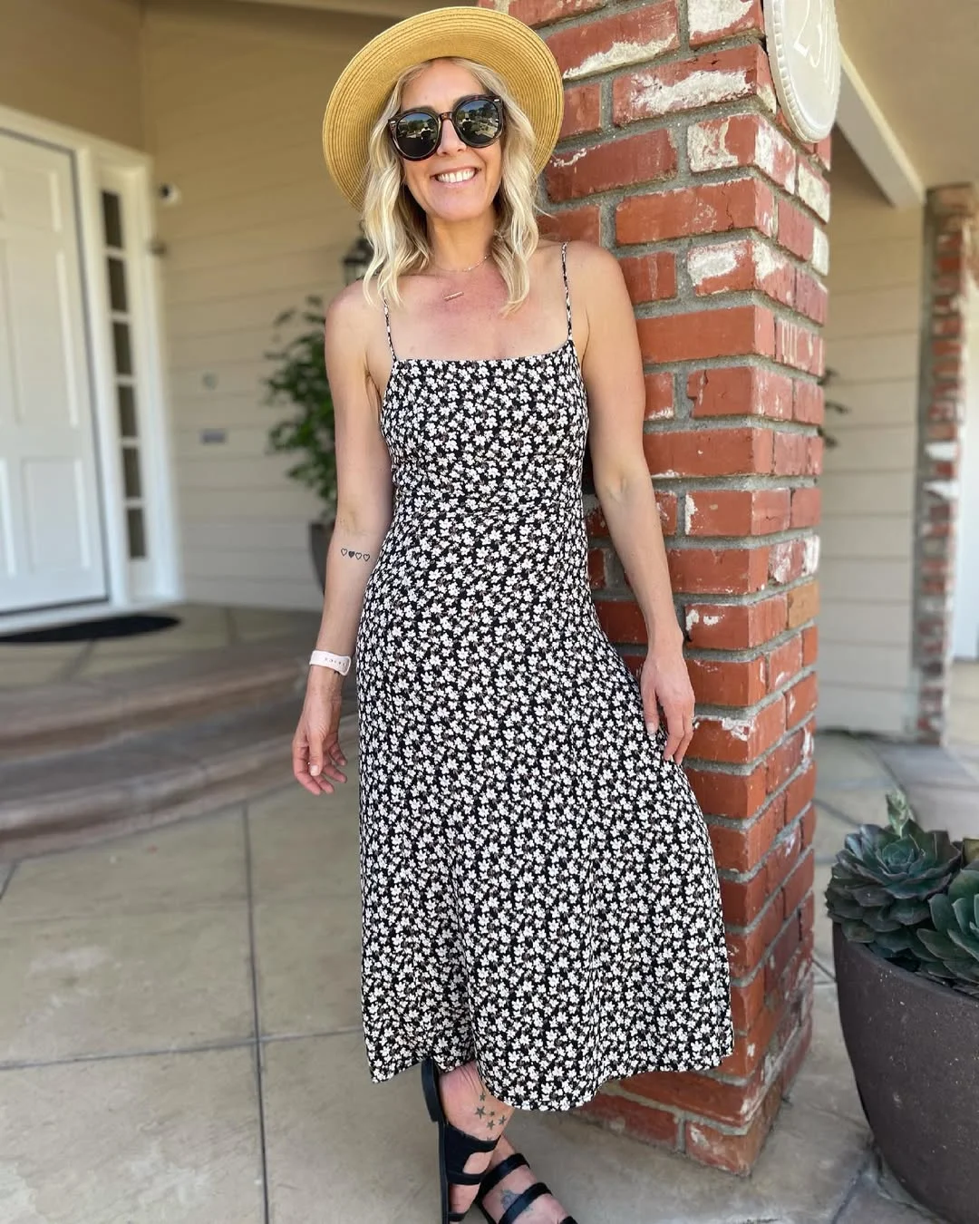 summer sundresses for women 2026 Classic Black Floral - The Forever Sundress That Always Comes Back