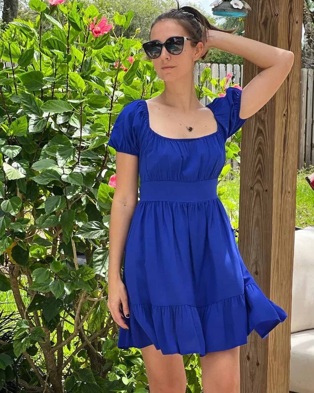 summer sundresses for women 2026 Cobalt Mini Energy - The Dress That Brightens Everything