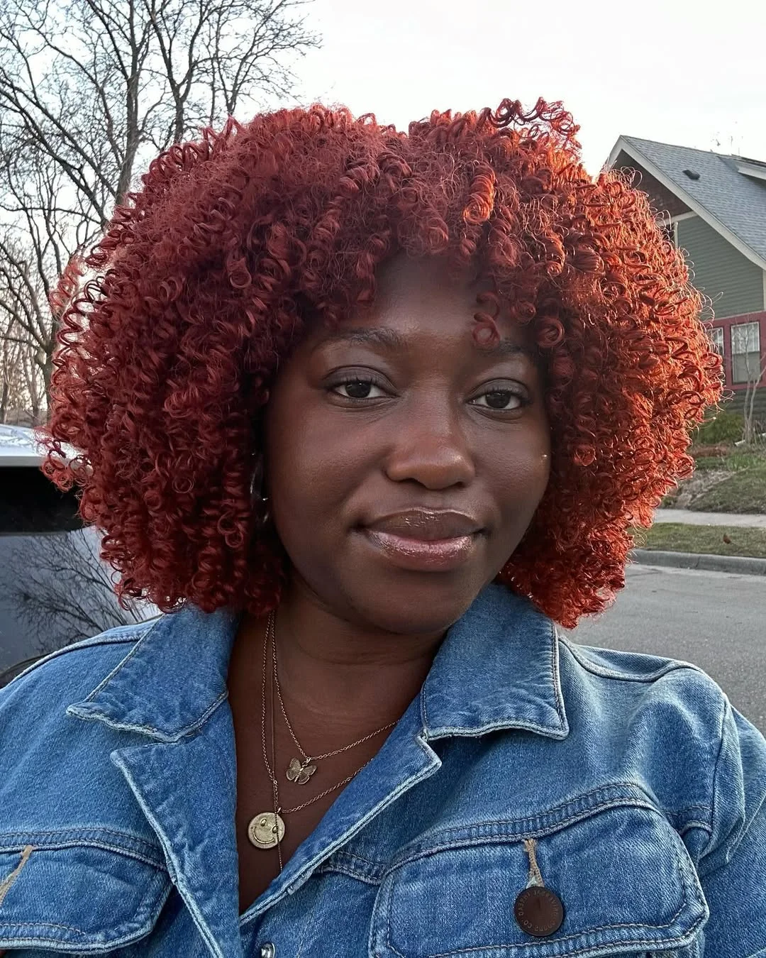 effortless summer haircuts for plus size women 2026 Voluminous Copper Curls Full Of Summer Energy