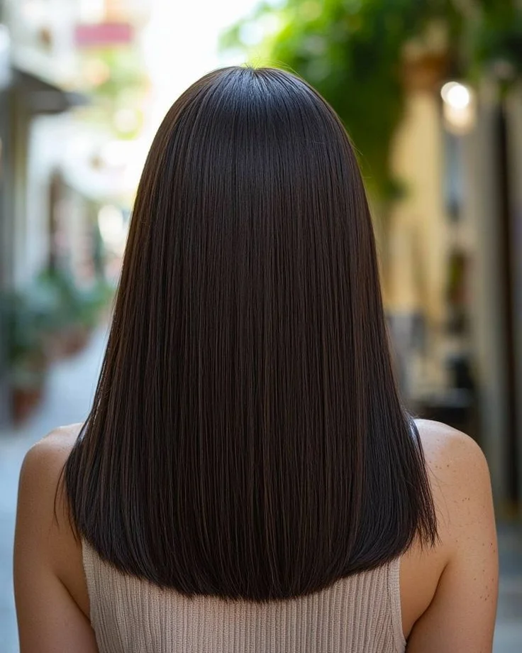 feathered summer haircuts for medium hair 2026 Liquid Glass Feathering for Minimalist Summer Energy