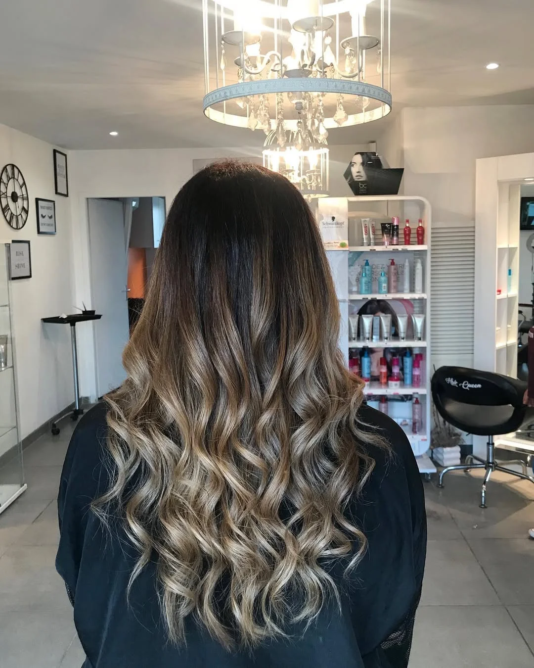 flattering summer ombre hair color 2026 Smoky Ash Brunette with Seamless Blonde Ends