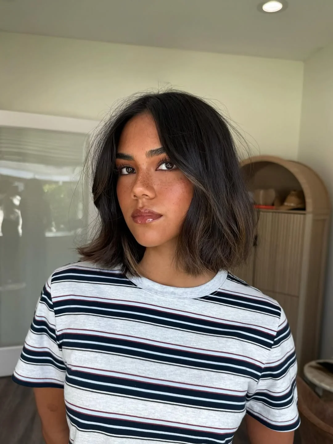 summer bob haircut 2026 Effortless Textured Bob with Natural Volume