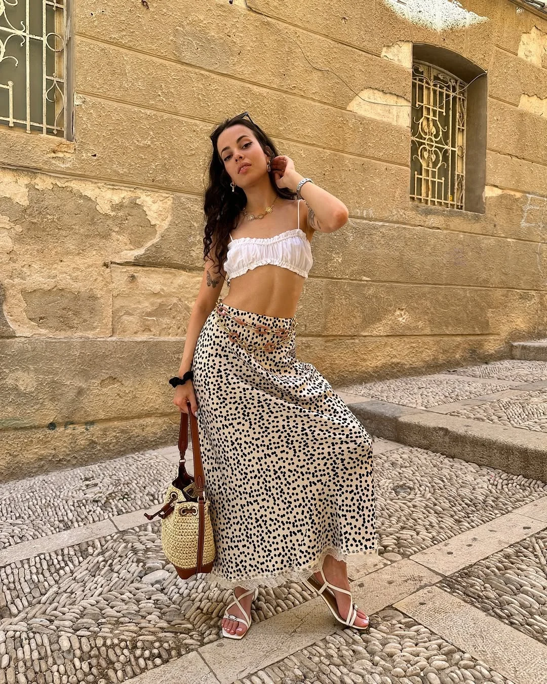 hot summer heat wave outfits 2026 Soft Mediterranean Ease Meets Aesthetic Skirt Energy