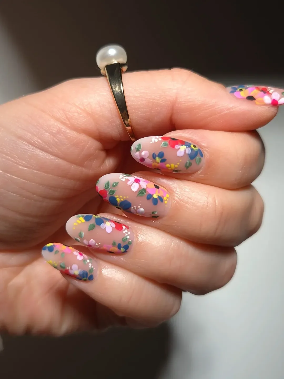 june nails ideas 2026 Wildflower Garden Nails With Soft Cottagecore Energy