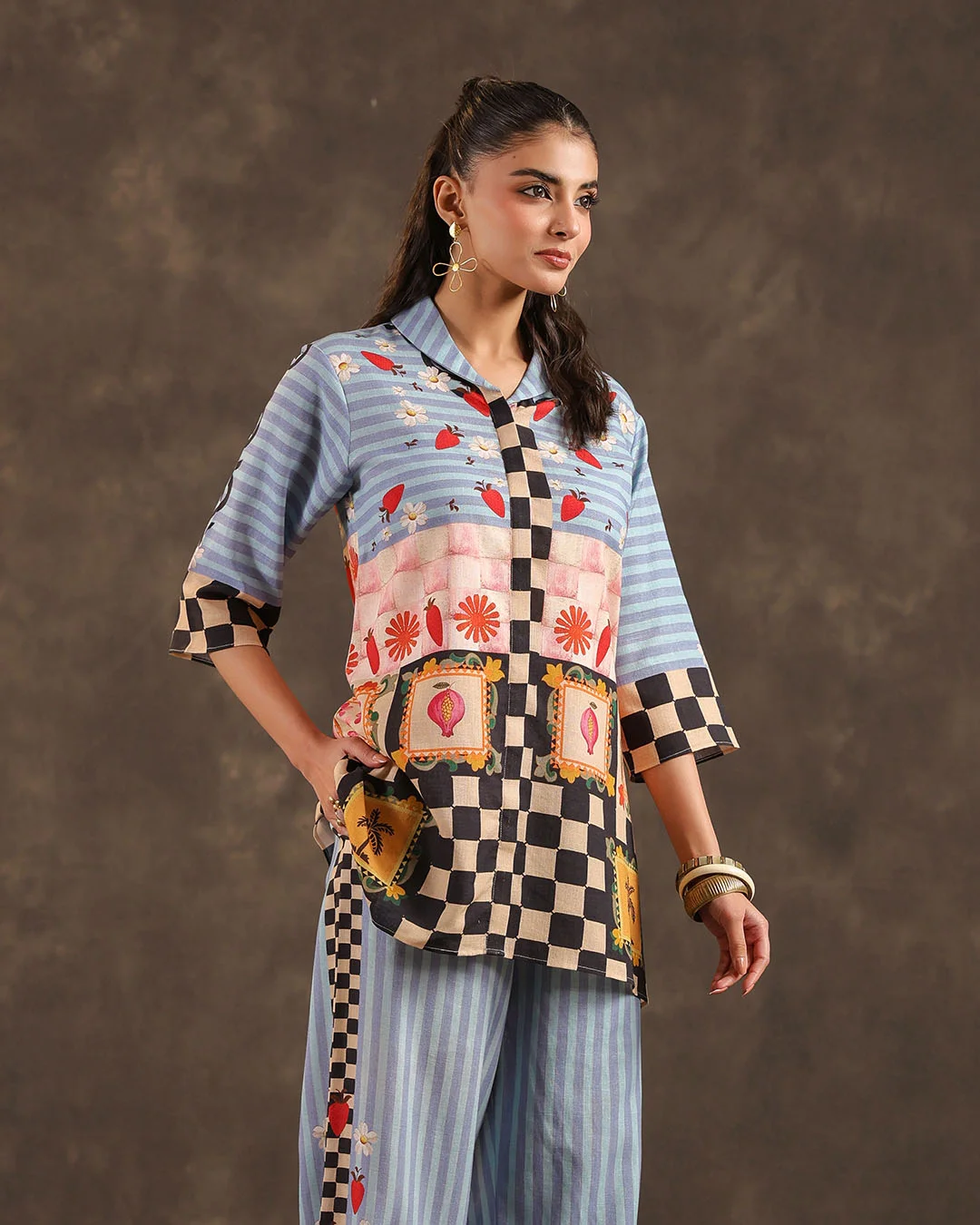 june outfits ideas 2026 Playful Patchwork Sets That Make Casual Dressing Feel Artistic