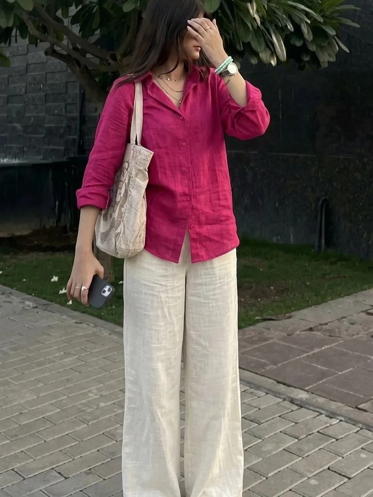 june outfits ideas 2026 Bright Linen Shirts and Relaxed Trousers That Always Feel Expensive