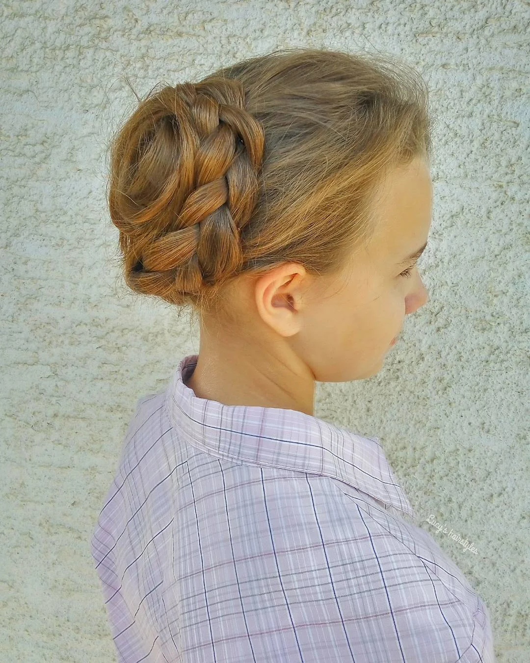natural summer easy hairstyle 2026 Braided Low Bun That Survives Humid Summer Days
