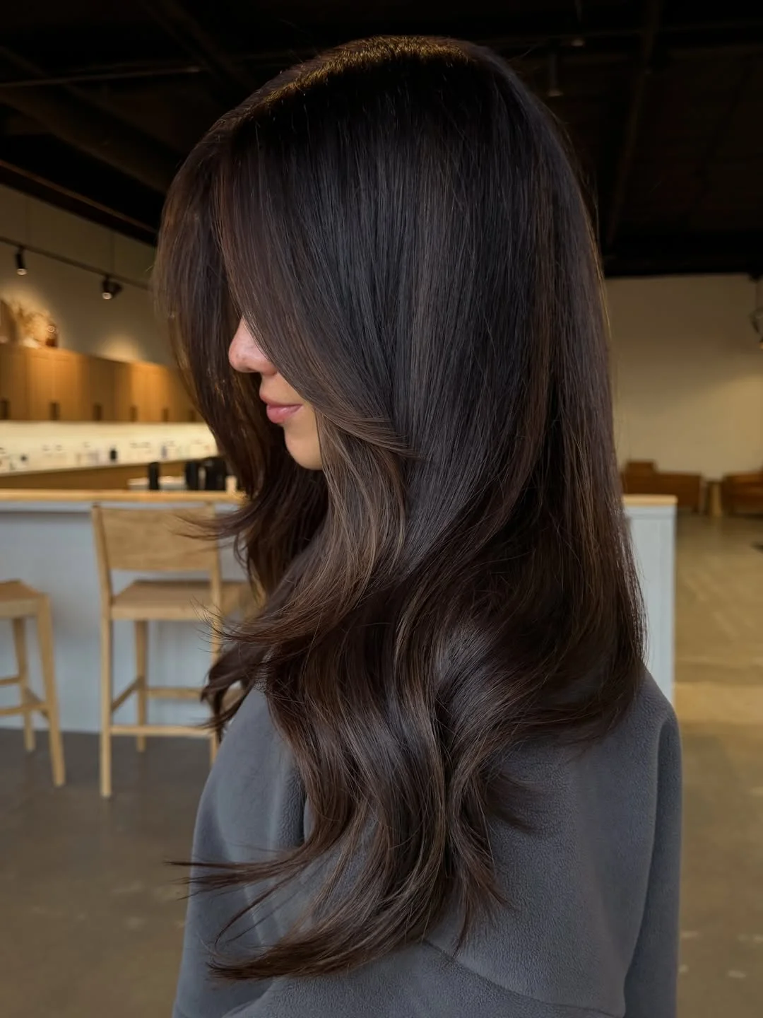 summer hair color ideas to inspire you 2026 Velvet espresso layers with a polished finish