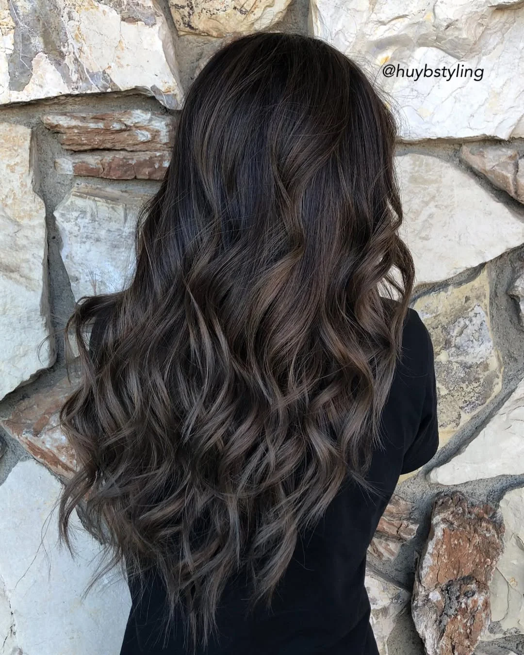 pretty summer mushroom brown hair color 2026 Deep espresso mushroom waves with dimensional lift