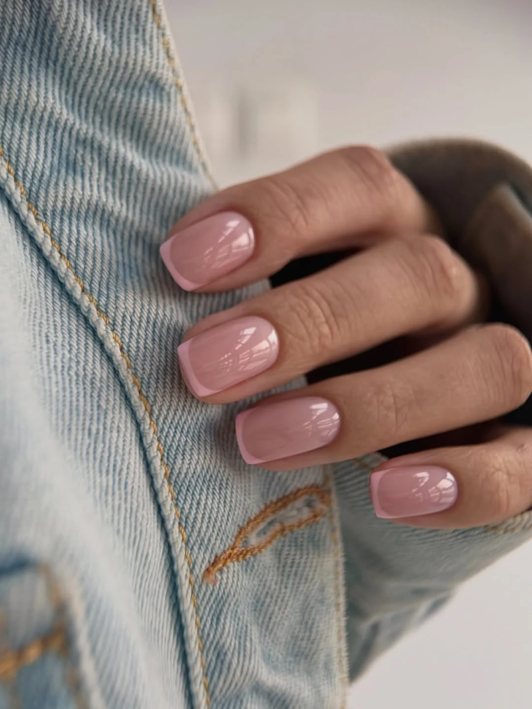 short gel nails summer 2026 Classic Blush Nude Nails That Always Look Expensive