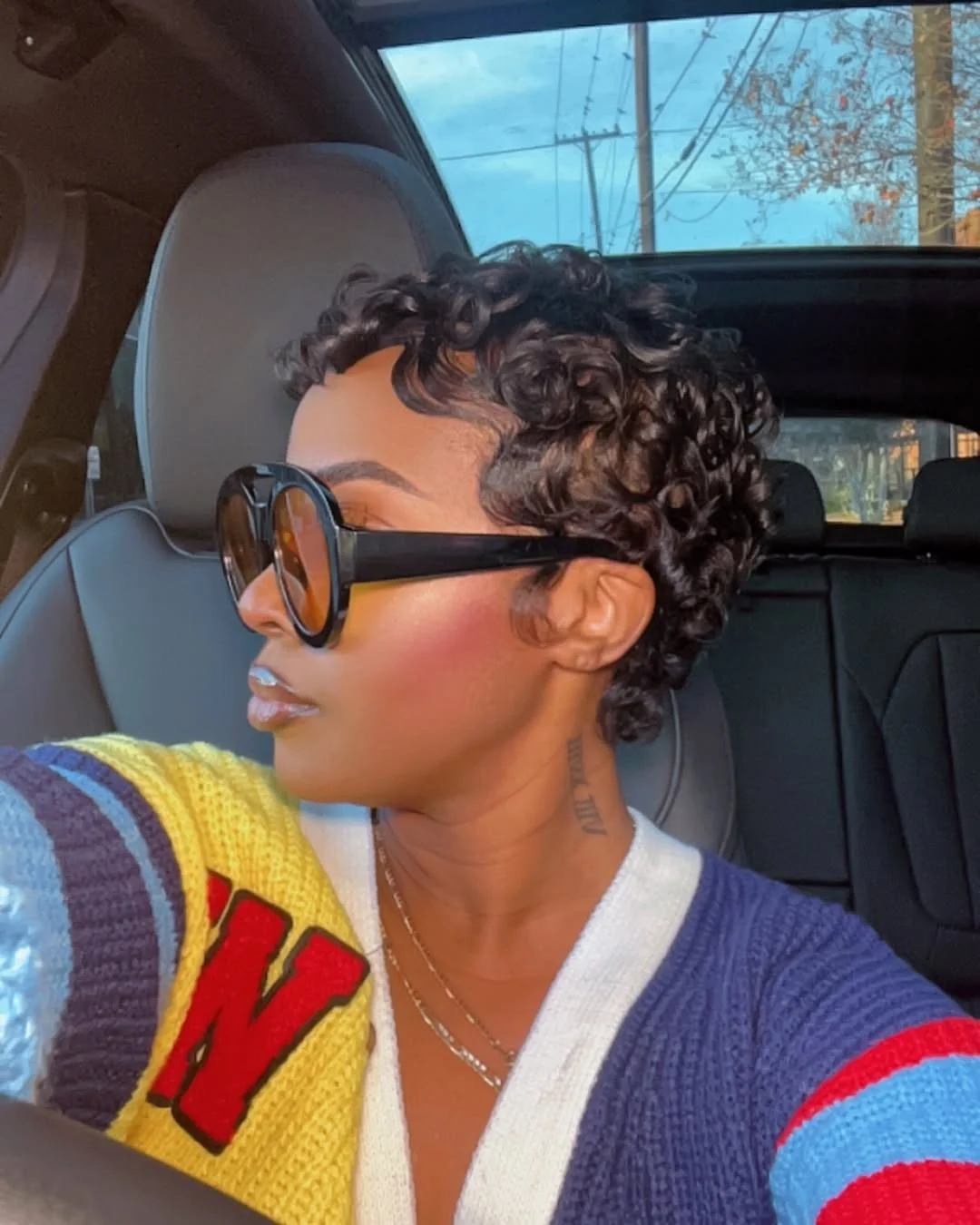 sleek summer hairstyle black women 2026 Finger Wave Pixie With Retro Cool-Girl Energy