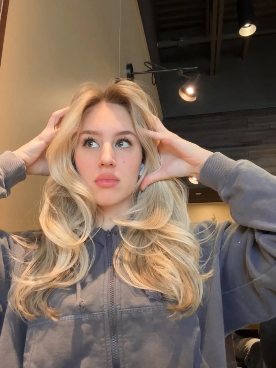 stunning summer hairstyles ideas 2026 Soft Supermodel Blonde Layers