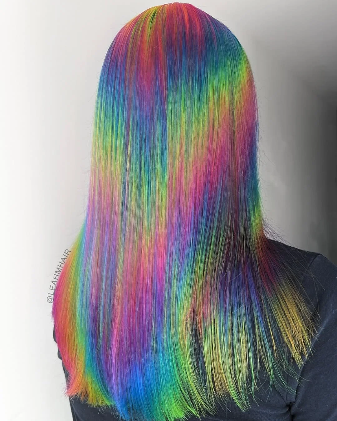 stunning summer hairstyles ideas 2026 Rainbow Prism Hair for Bold Summer Energy