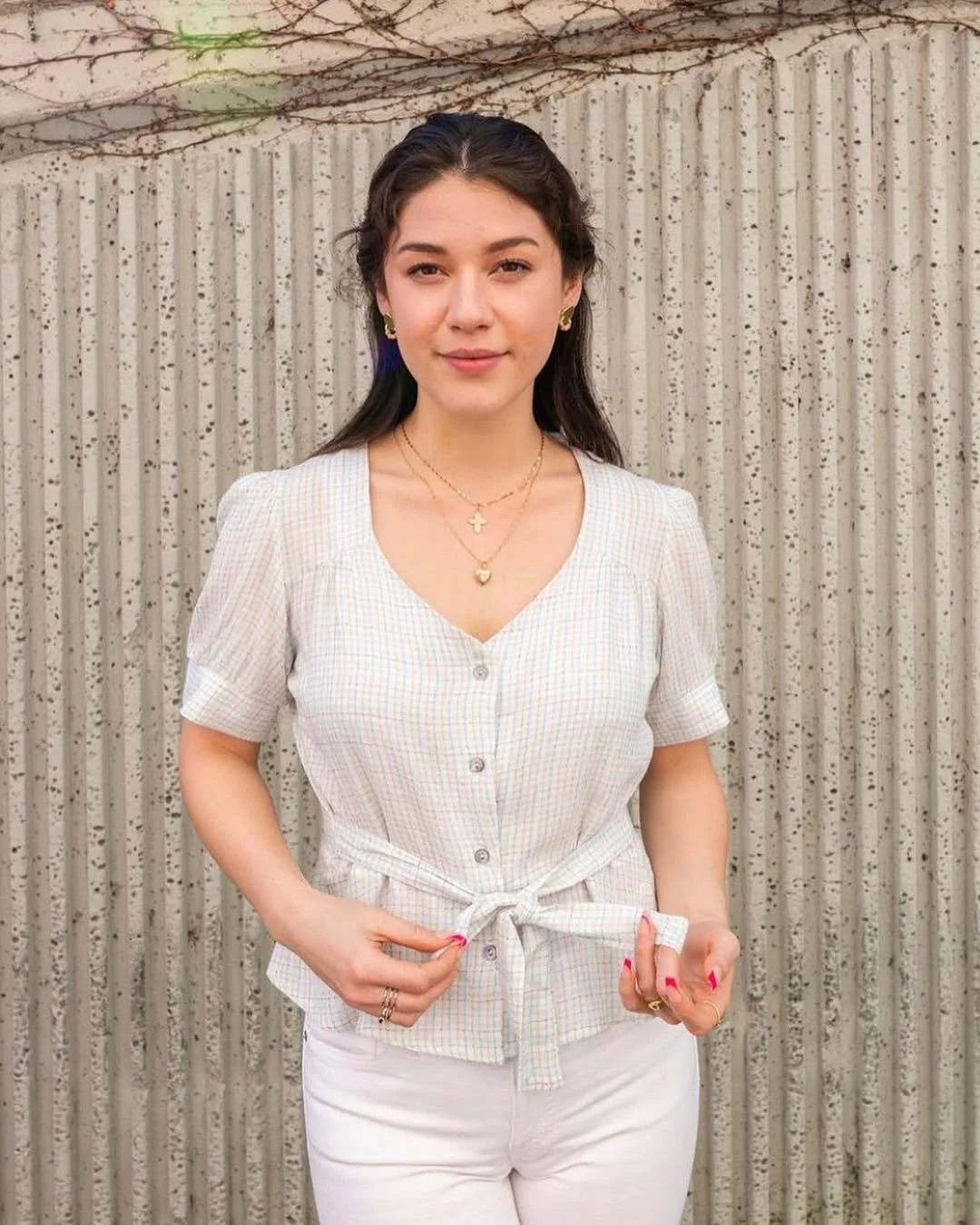 summer blouses for women 2026 Soft Tailored Ease in Light Neutrals