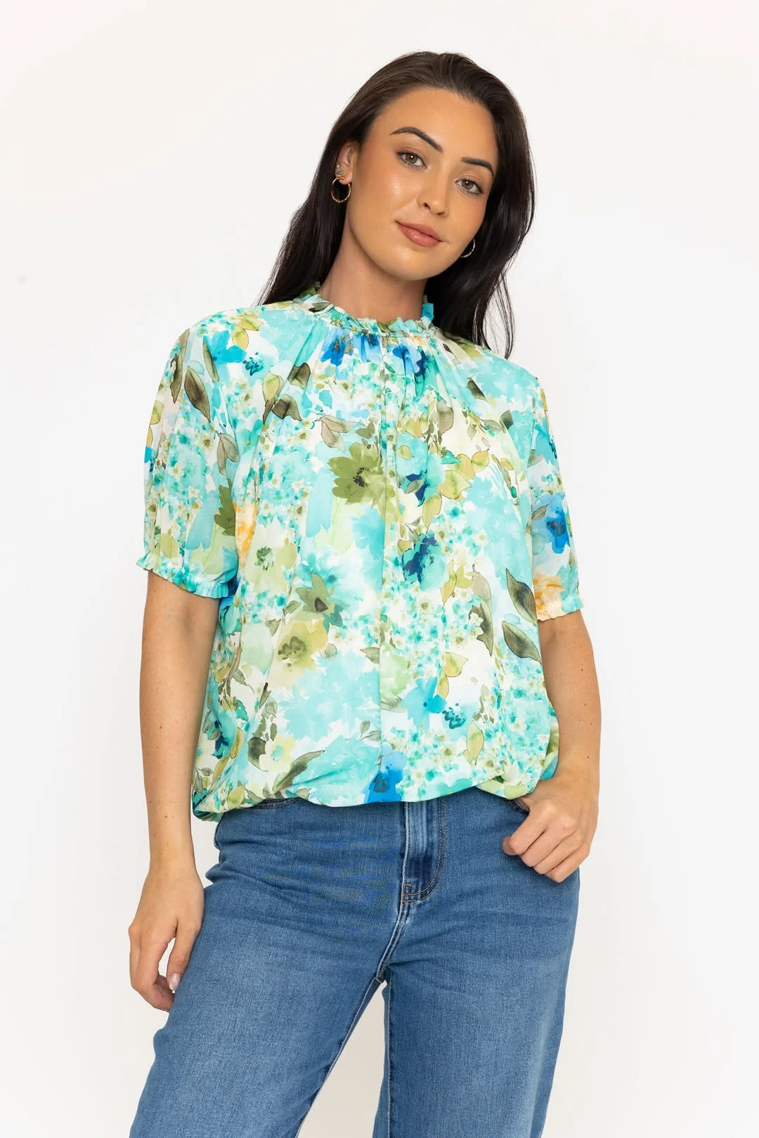 summer blouses for women 2026 Watercolor Florals for Effortless Everyday Style