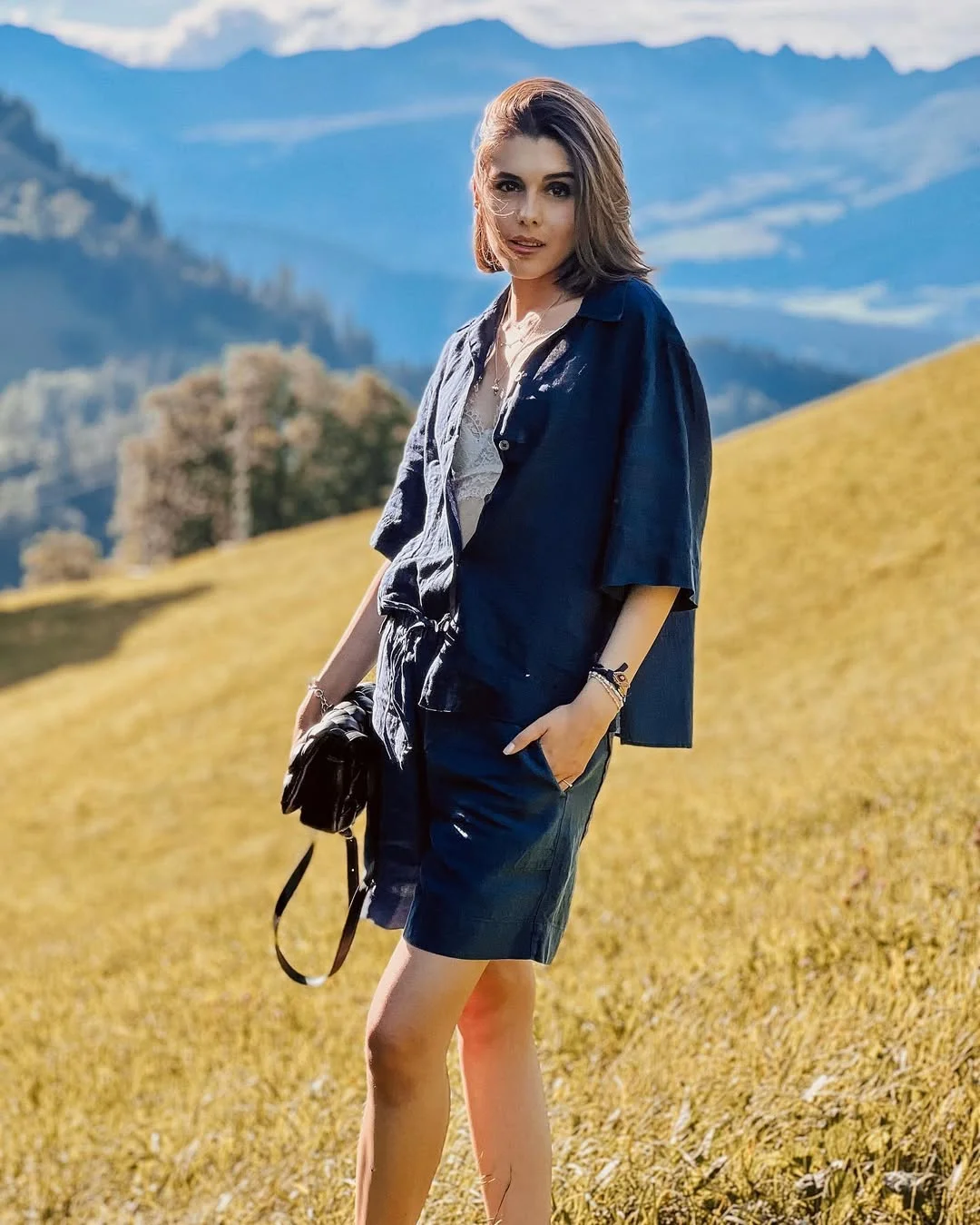 summer camping outfits for women 2026 Relaxed Linen Sets with Mountain Air Vibes