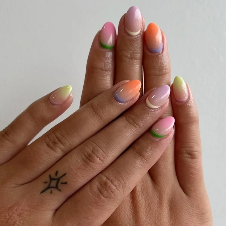 summer dip nails 2026 Minimal Pastel French Tips That Feel Fresh Again